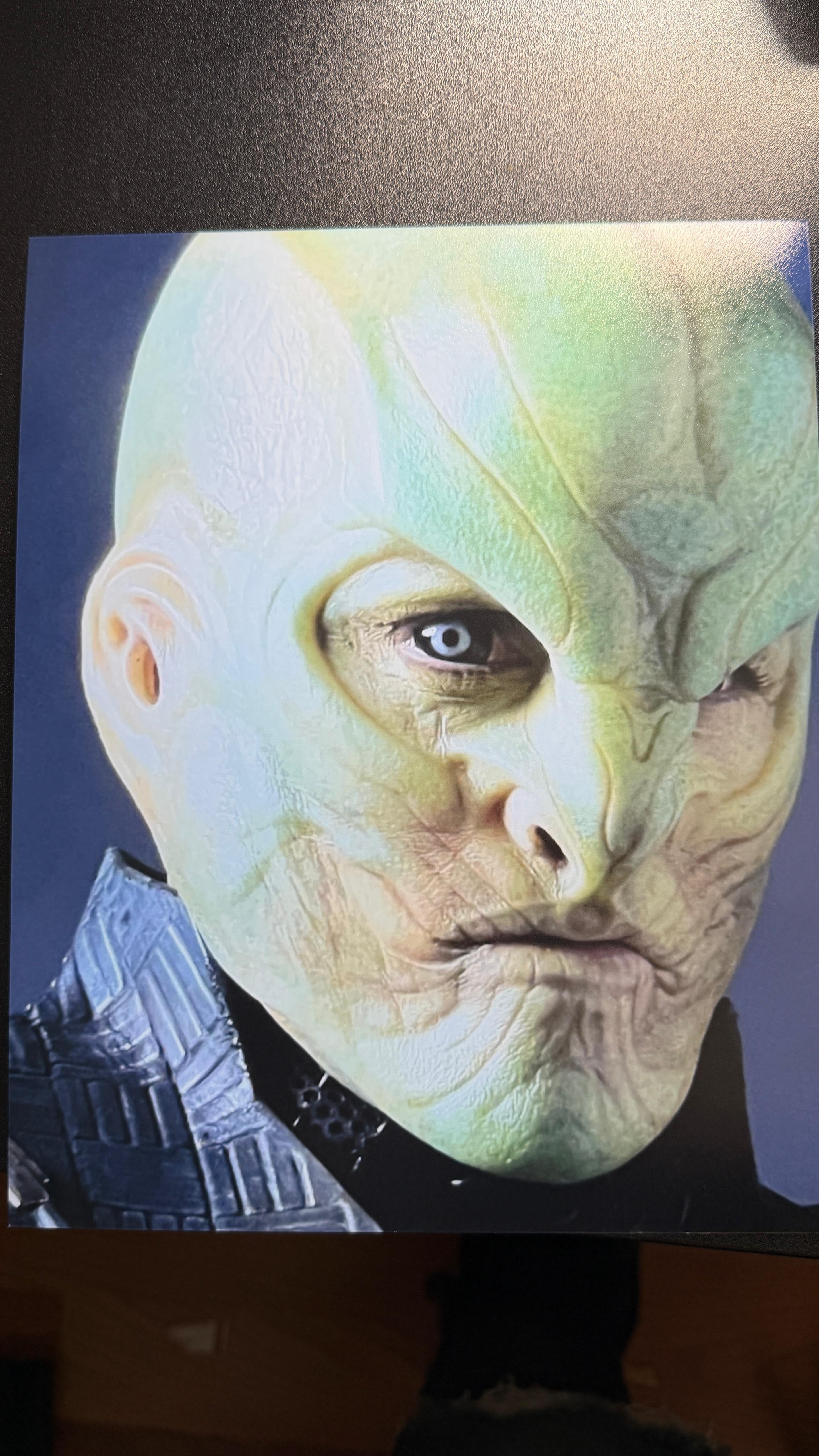 STAR TREK L'AK (FIRST BREEN) - AUTOGRAPHED 8X10 - ELIAS TOUFEXIS