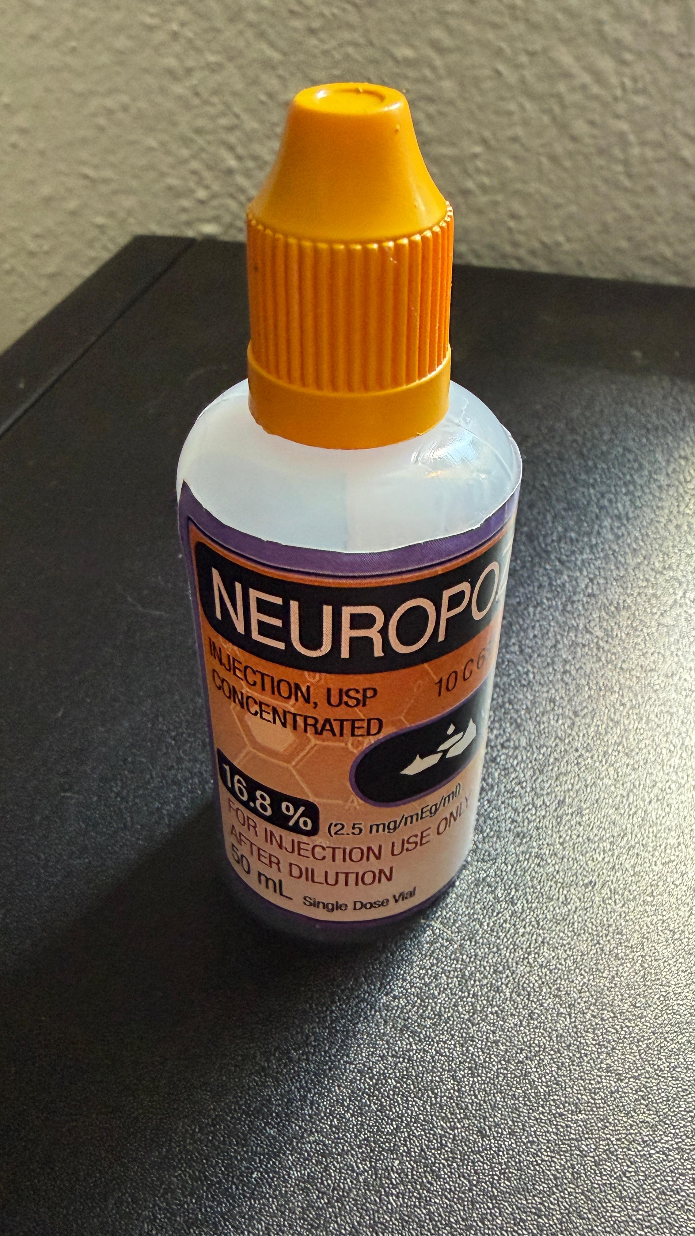 DEUS EX - NEUROPOZYNE BOTTLE (RARE!) - AUTOGRAPHED - ELIAS TOUFEXIS